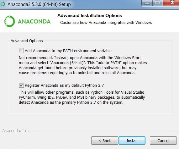 anaconda 3 windows