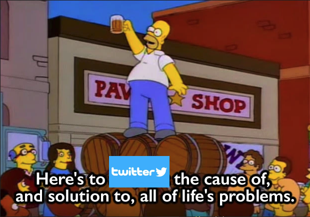 Homer Simpson alcohol cause and answer all life problems