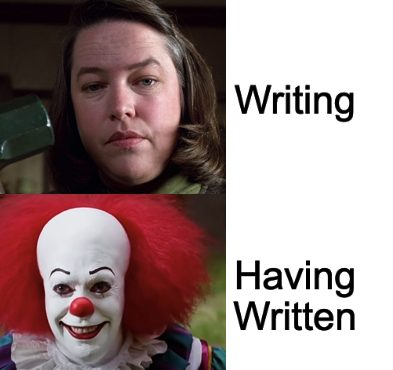 Annie Wilkes and Pennywise - Writing vs Having Written