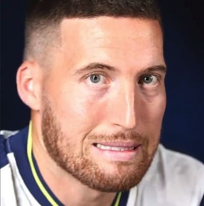 Matt Dhoerty grimacing